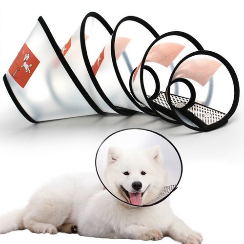 Plastic cat dog comfy cone - cat,