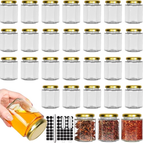 Pack 180ml clear hexagonal - clear,