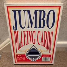 JUMBO PLAYING CARDS aprox 28 x