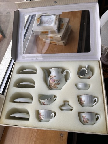 Steiff dolls china tea service - tea,