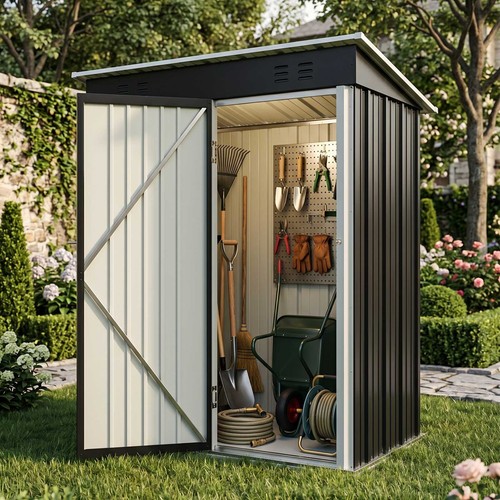 Garden shed pent roof 3x5ft - garden,