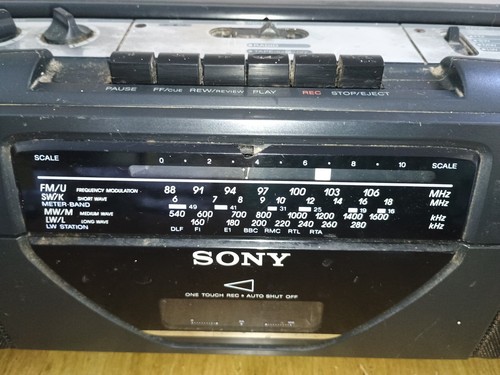 Vintage sony radio cassette - vintage,