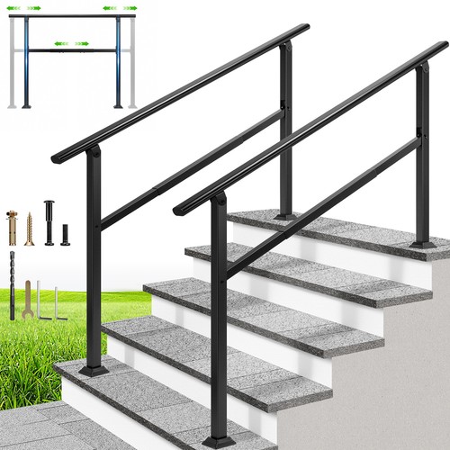 Outdoor stair handrail step - stair,