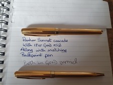 Parker sonnet set - set, vermeil
