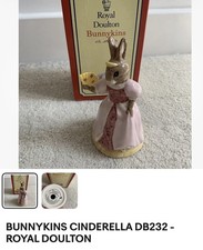 Royal Doulton Bunnykins DB231 Cinderella Figurine with Cert Immaculate Condition