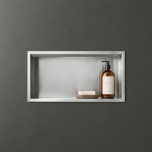 Shower niche stainless - shower,