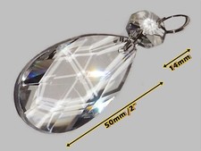 Oval Cut Glass Crystals