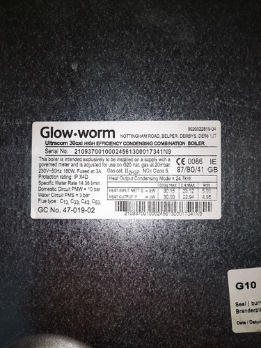 Glow worm ultracom cxi pcb - 30,