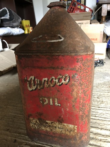 Old amaco oil can - old,
