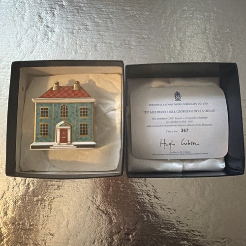 Royal crown derby signed - crown,