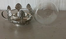 OMAR RAMSDEN antique silver liqueur glass holder (1925)