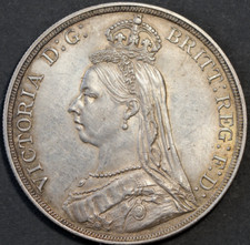 1887 Victoria Silver Crown