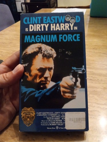 Magnum force vhs 1987 - magnum, dirty