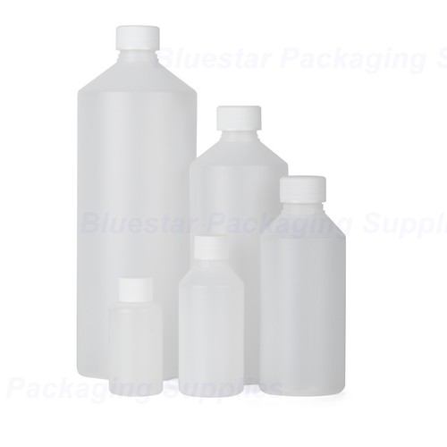 Plastic bottles natural hdpe - natural,