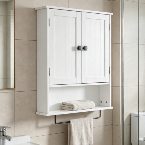 Wooden bathroom wall cabinet - wooden,