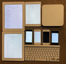 9X JOBLOT OF IPAD IPHONE KEYBOARD AIRPORT - SPARES PARTS DAMAGED