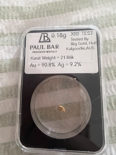 Gold nugget 18g - gold,