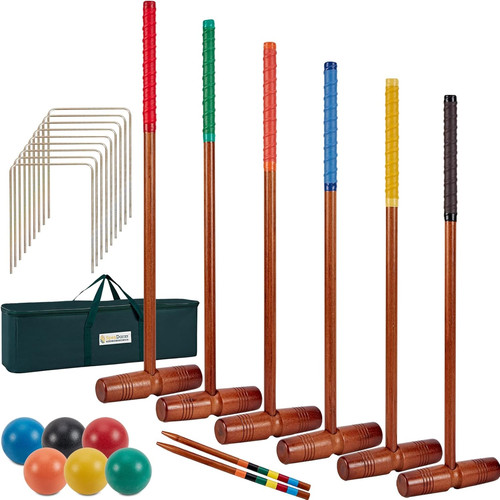 Deluxe croquet set - croquet,