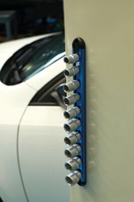 Rare Earth Neodymium Magnetic 45 Degree Quick Lock Socket Rail Holder 1/4 Drive