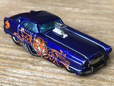 Vintage Hot Wheels Metrorail Nash Metropolitan Blue Tiger Art 1:64 Diecast