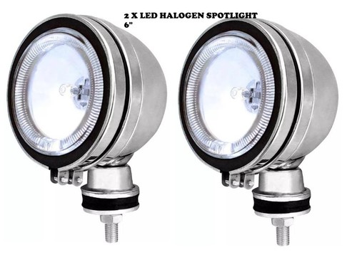 Car spotlight white led - 6",