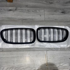 BMW F10 F11 5 Series 2012-2017 Gloss Black Front Kidney Grilles Set 2x❗️NEW❗️