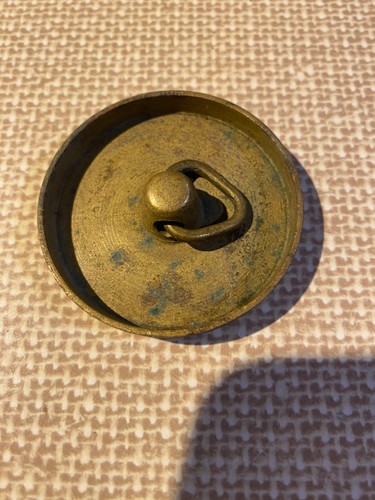 Antique vintage brass bath - vintage,