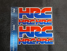 6x HRC Honda Racing Corp Premium Decal Kit, Helmet/Motorbike. Free UK Delivery