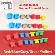 Round Various colors Silicone Rubber Seal Hole Plugs Blanking End Caps Seal Bung