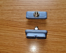 Skyway BMX Tuff Brake Blocks pads shoes for old school mag wheels baby blue NOS