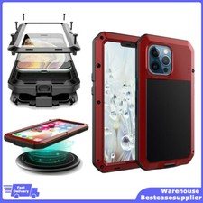 Shockproof Glass Military Heavy Case For iPhone 14 13 12 15 16 17 Pro Max