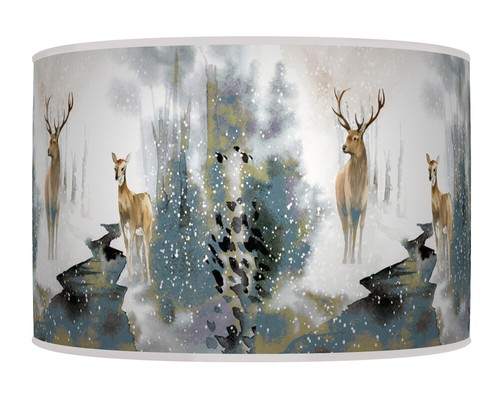 Deer stag mustard blue - stag,