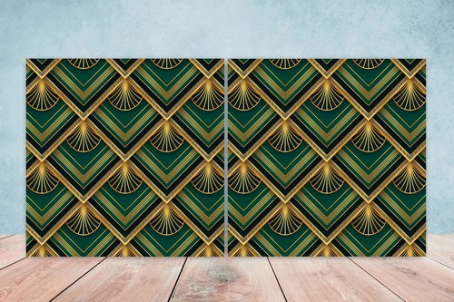 Art deco design ceramic tiles - design,