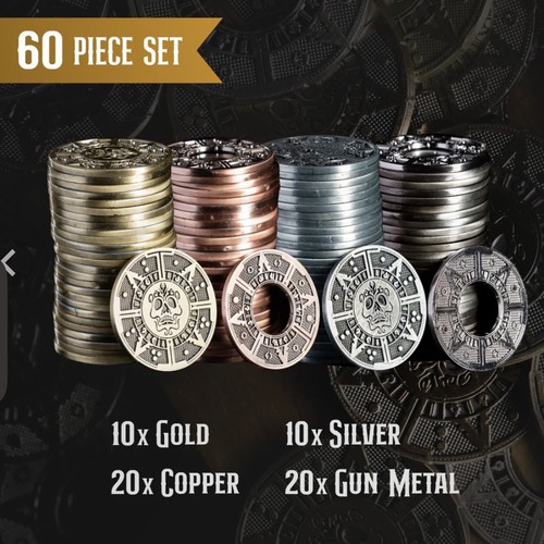 Pirate gold poker chip set - poker,