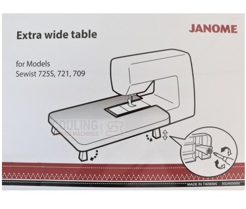 Janome machine extension table - extension,