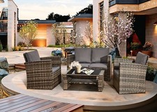 4Seater Garden Rattan