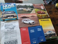 VAUXHALL SALES BROCHURES