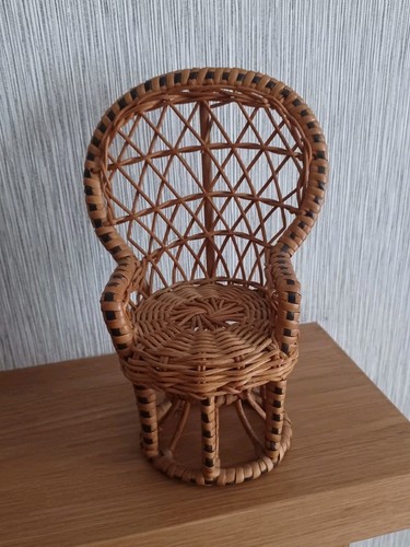 Vintage peacock chair wicker - vintage,
