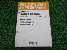 GS125E Katana Parts List