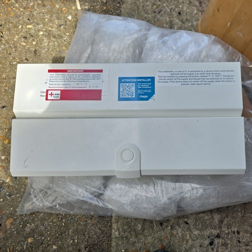 Hager way consumer unit - consumer,