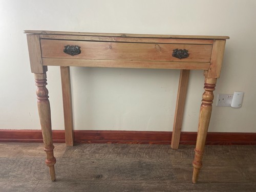 Antique solid pine - solid, writing