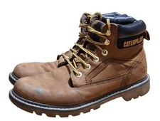 CAT Caterpiller Mens Stickshift  Boots - Tan - Size UK 9