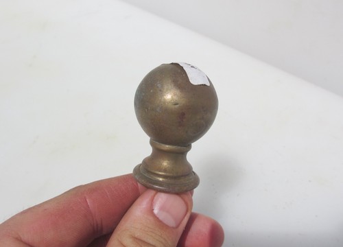 Victorian brass cabinet knob - victorian,