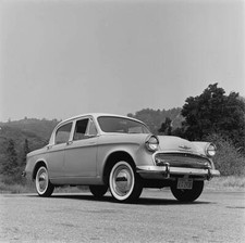 1956 Hillman Minx Model Road Test 1 Motor Racing Old Photo