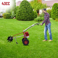 43CC 1.7HP Gasoline Lawn Sweeper - 60cm Width, w/Tool Kit & Safety Goggles