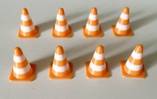  X8 Miniature Traffic Cones