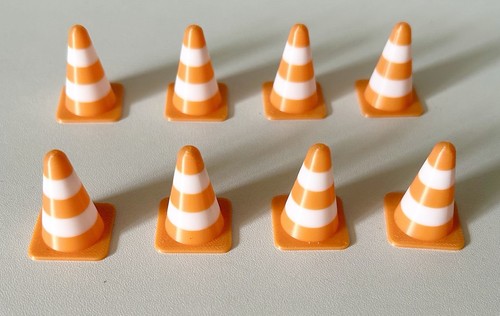 Miniature traffic cones - traffic,