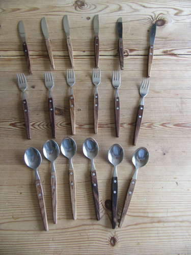 Vintage piece cutlery set - 18,