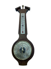 Vintage Barometer By Shortland Bowen , Made In England ,approx 13 x 5 inch