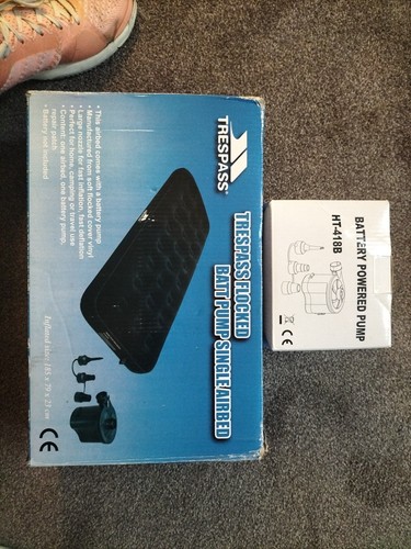 Trespass flocked single airbed - flocked,